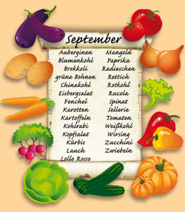 Saisonkalender September