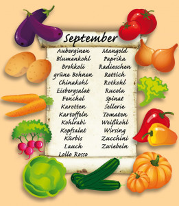 Saisonkalender September Saisonkalender September
